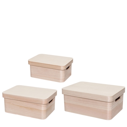 Picture of Kaste ar vāku 4Living koka 25x17x11cm