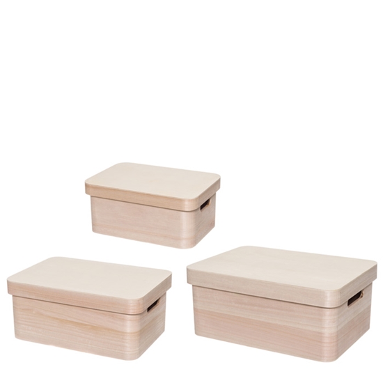 Picture of Kaste ar vāku 4Living koka 25x17x11cm