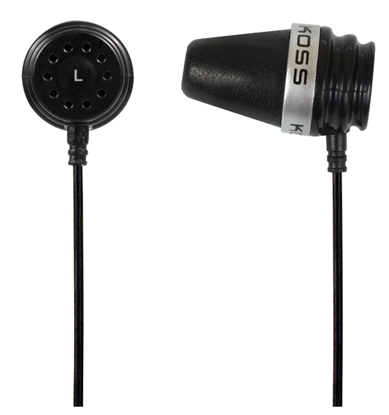 Attēls no Koss Headphones Sparkplug Wired, In-ear, Noise canceling, Black