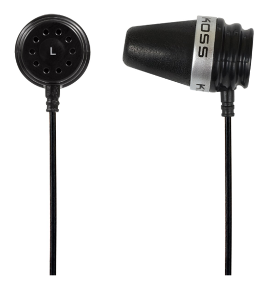 Picture of Koss Headphones Sparkplug Wired, In-ear, Noise canceling, Black