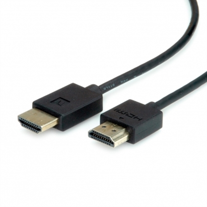 Attēls no ROLINE HDMI Ultra HD Cable + Ethernet, active, M/M, black, 5.0 m