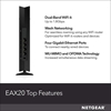 Picture of NETGEAR 4PT AX1800 WIFI MESH EXTENDER Network repeater Black 10, 100, 1000 Mbit/s
