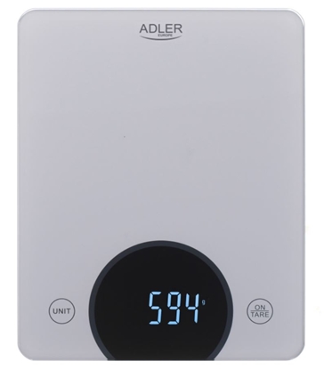 Attēls no Adler | Kitchen Scale | AD 3173s | Maximum weight (capacity) 10 kg | Graduation 1 g | Display type LED | Grey
