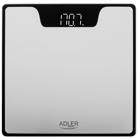 Изображение Adler | Bathroom Scale | AD 8174s | Maximum weight (capacity) 180 kg | Accuracy 100 g | Silver