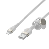 Picture of Belkin Flex Lightning/USB-A 3m mfi cert., white CAA010bt3MWH