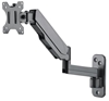 Picture of Manhattan TV & Monitor Mount, Wall, Spring Arm, 1 screen, Screen Sizes: 17-32", Black, VESA 75x75 to 100x100mm, Max 8kg, Height Adjustable Swivel Arm (3 pivots), Lifetime Warranty