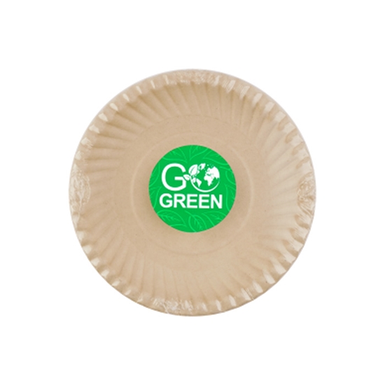 Picture of Vienreizliet. Šķīvji Go Green cukurniedru 23cm 10gab.