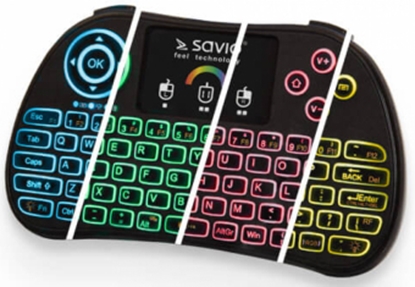 Attēls no Savio KW-03 RGB Illuminated Wireless Keyboard