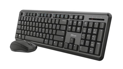 Изображение Trust ODY keyboard Mouse included RF Wireless Czech Black