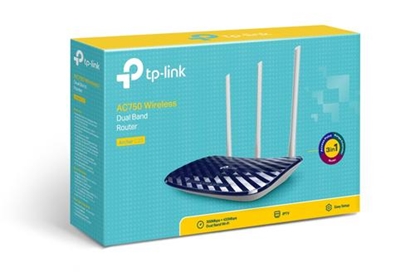 Attēls no TP-LINK AC750 wireless router Fast Ethernet Dual-band (2.4 GHz / 5 GHz) 4G Black