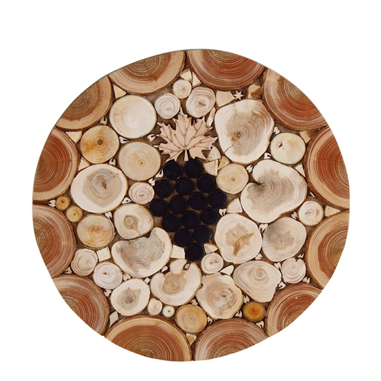 Picture of Kadiķkoka paliktnis, apaļš, 25cm