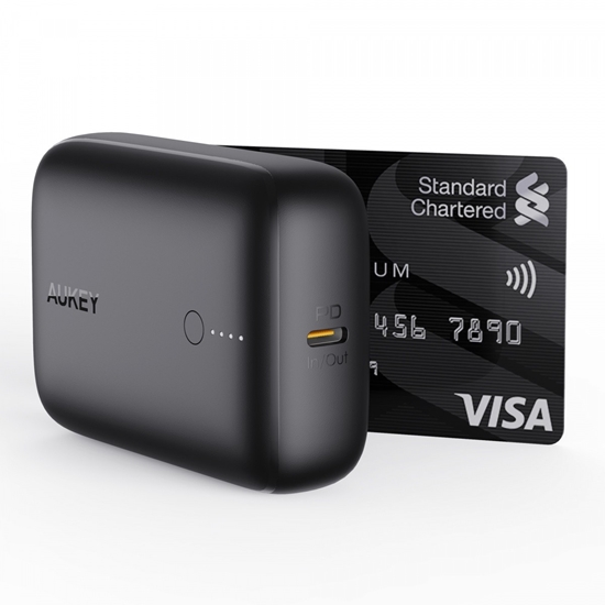 Picture of PB-N83S Mini Power Bank 10000 mAh 22.5W 2xUSB Quick Charge 3.0 Power Delivery PD 3.0 Fast Charge Pass-Through Charging