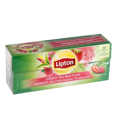 Attēls no Tēja zaļā Lipton Red fruits 25gab.