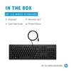 Picture of HP 125 USB Wired Keyboard, Sanitizable - Black – RUS