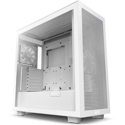 Attēls no Case|NZXT|H7 Flow|MidiTower|Not included|ATX|MicroATX|MiniITX|Colour White|CM-H71FW-01