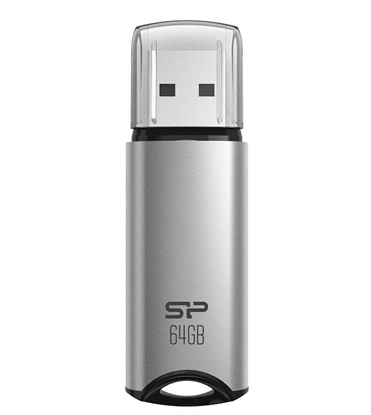Picture of Silicon Power | USB Flash Drive | Marvel Series M02 | 64 GB | Type-A USB 3.2 Gen 1 | Silver