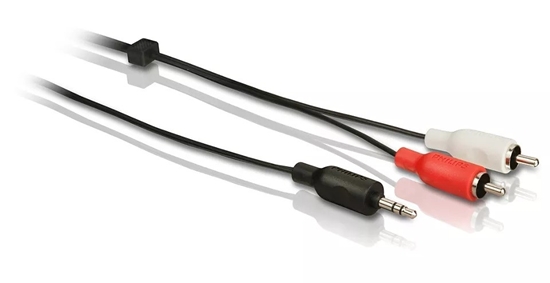 Picture of Philips 1,5 m Stereo Y Cable (3,5 mm M - 2 RCA M)