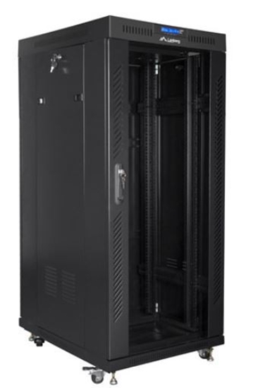 Picture of Lanberg RACKMOUNT 19" 27U 800X1000 SCHWARZ GLASTÜR