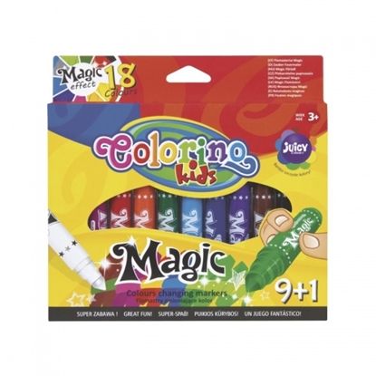 Attēls no Colorino Kids Magic colours changing markers 9 + 1 col.