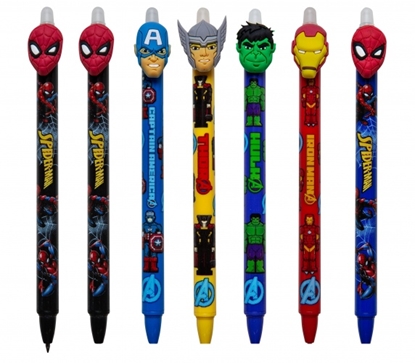 Attēls no Retractable erasable pen Colorino Disney Avengers / Spiderman