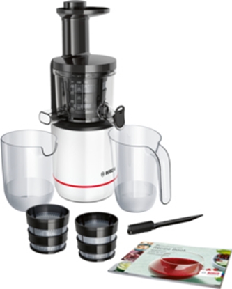 Picture of Bosch MESM500W juice maker Slow juicer Black,White 150 W