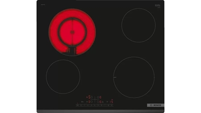 Attēls no Bosch PKF631FP3E hob Black Built-in 60 cm Ceramic 4 zone(s)