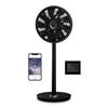 Picture of Duux | Smart Fan | Whisper Flex Smart Black with Battery Pack | Stand Fan | Black | Diameter 34 cm | Number of speeds 26 | Oscillation | 2-22 W | Yes | Timer