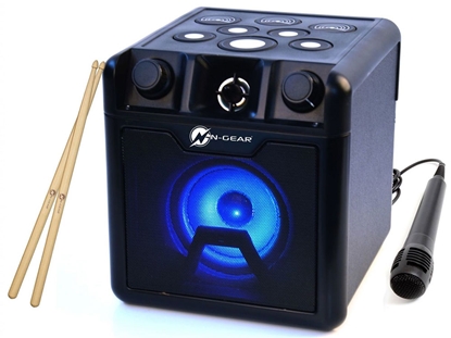 Picture of N-Gear | Portable Bluetooth Cube Drum Speaker | The Drum Block 420 | 50 W | Bluetooth | Black | Wireless connection