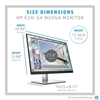Picture of HP E-Series E24i G4 computer monitor 61 cm (24") 1920 x 1200 pixels WUXGA Black, Silver
