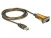 Picture of Delock Adapter USB 2.0 Type-A > 1 x Serial RS-232 DB9 extended temperature range