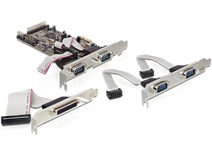 Изображение Delock PCI Express Card  4 x Serial, 1 x Parallel