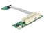 Attēls no Delock Riser Card Mini PCI Express  2 x PCI 32 Bit 5 V with flexible cable 13 cm left insertion