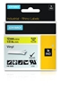 Picture of Dymo Rhino Label IND, Vinyl 12 mm x 5,5 m black to yellow