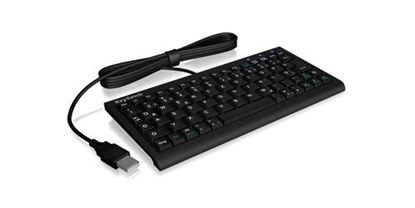 Изображение KeySonic ACK-3401U keyboard USB QWERTZ German Black