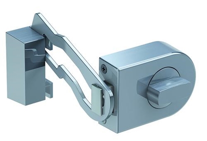Picture of Olympia RS 50 R Door Lock with Locking Bar   silvergrey