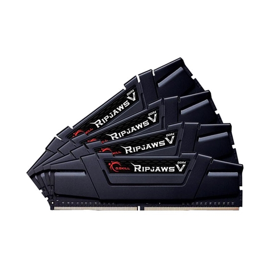 Изображение Pamięć DDR4 32GB (4x8GB) RipjawsV 3200MHz CL16 rev2 XMP2 Czarna