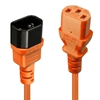 Picture of Lindy 2m C14 an C13 Extension Cable, orange