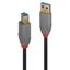 Attēls no Lindy 2m USB 3.2 Type A to B Cable, Anthra Line