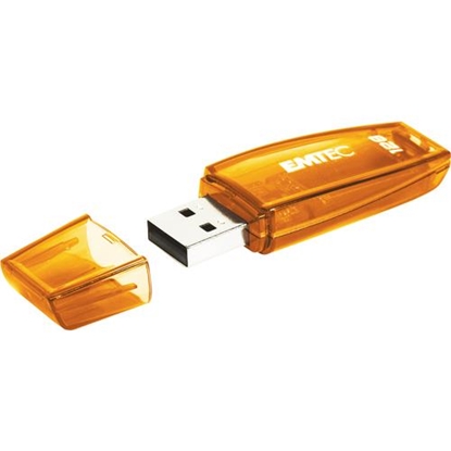 Attēls no EMTEC USB-Stick 128GB C410  USB 2.0 Color Mix orange