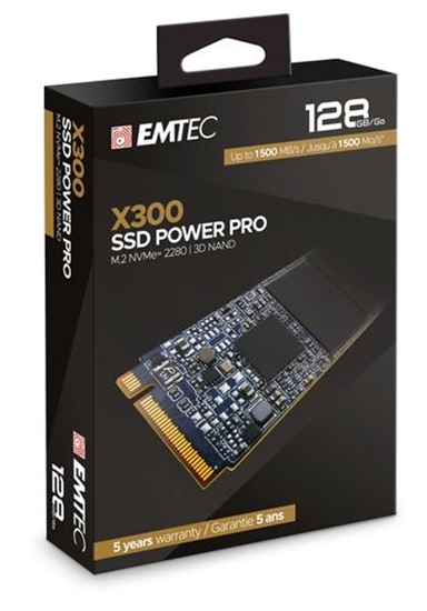 Picture of EMTEC SSD 128GB M.2 PCIE X300 NVME M2 2280