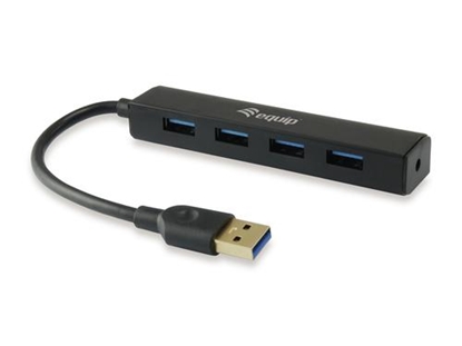 Изображение Equip 128953 interface hub USB 3.2 Gen 1 (3.1 Gen 1) Type-A 5000 Mbit/s Black