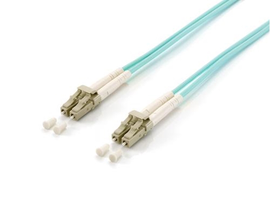 Picture of Equip 255230 fibre optic cable 30 m LC OM3 Aqua colour