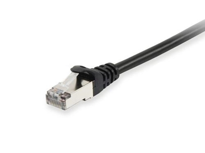 Picture of Equip Cat.6 S/FTP Patch Cable, 0.25m, Black, 100pcs/set