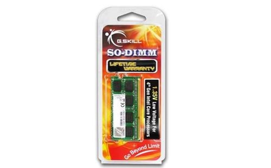 Изображение Pami do laptopa G.Skill SODIMM, DDR3L, 4 GB, 1600 MHz, CL9 (F3-1600C9S-4GSL)