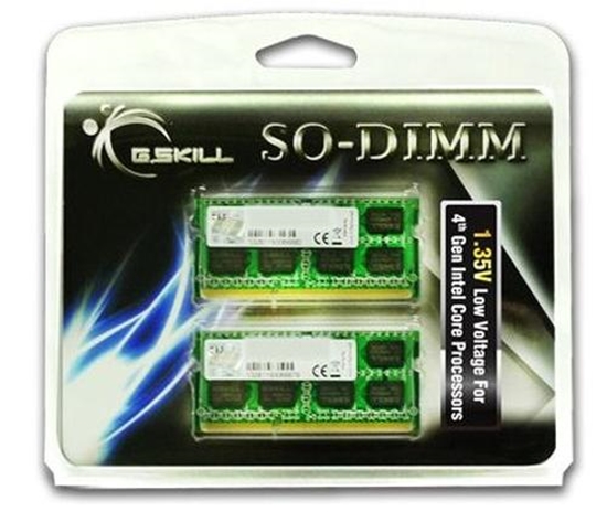 Изображение Pamięć do laptopa G.Skill SODIMM, DDR3L, 8 GB, 1600 MHz, CL11 (F3-1600C11D-8GSL)