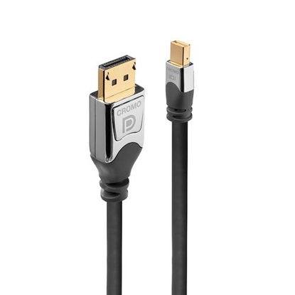 Picture of Lindy 0.5m CROMO Mini DisplayPort to DP Cable