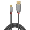 Picture of Lindy 0.5m USB 2.0 Type A to Micro-B Cable, Cromo Line