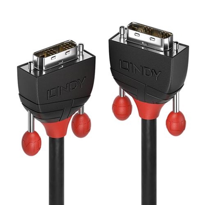 Изображение Lindy 10m DVI-D Single Link Cable, Black Line