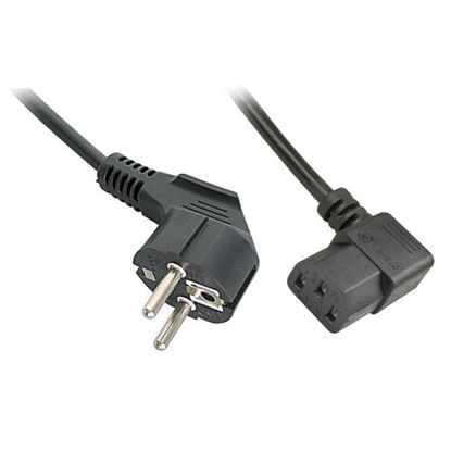 Attēls no Lindy 30302 power cable Black 3 m CEE7/7 IEC 320