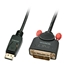 Attēls no Lindy 41489 video cable adapter 0.5 m DisplayPort DVI-D Black